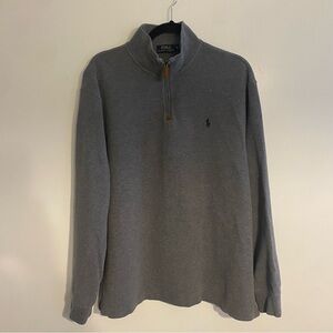 Polo by Ralph Lauren Gray Cotton Top